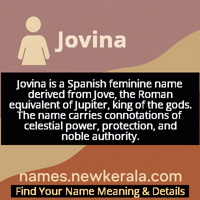 Jovina Name Meaning and Origin
