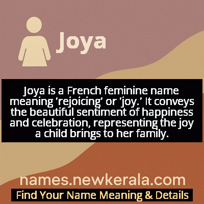 Joya Name Meaning and Origin