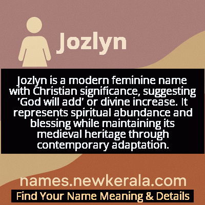 Jozlyn Name Meaning and Origin