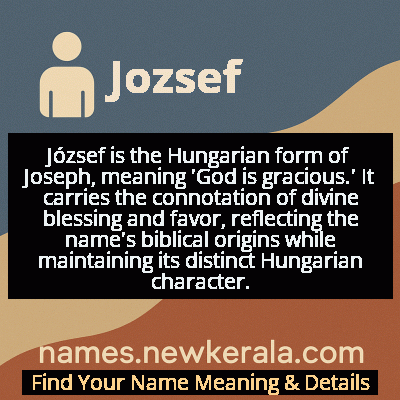 Jozsef Name Meaning and Origin