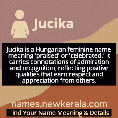 Jucika Name Meaning and Origin