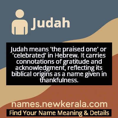 Judah Name Meaning and Origin