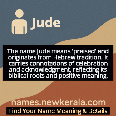 Jude Name Meaning and Origin