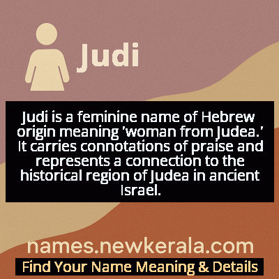 Judi Name Meaning and Origin