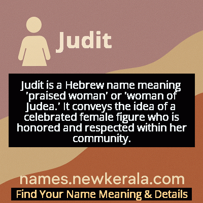 Judit Name Meaning and Origin