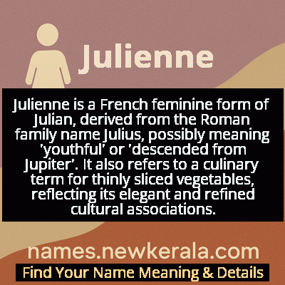 Julienne Name Meaning and Origin