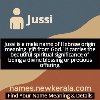 Jussi Name Meaning and Origin