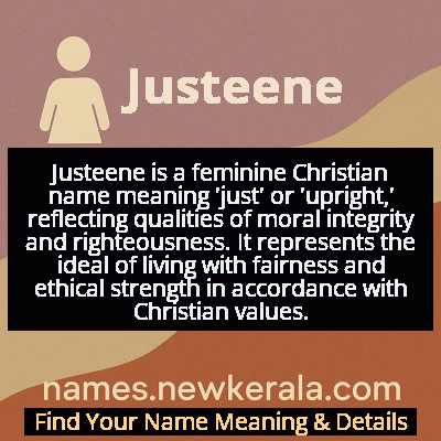Justeene Name Meaning and Origin