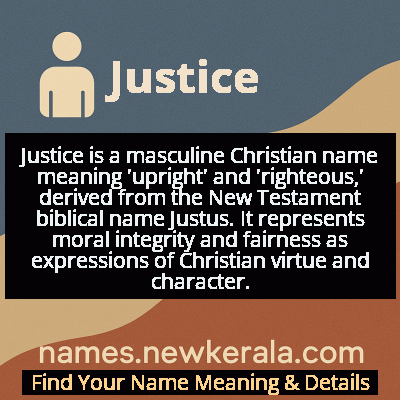 Justice Name Meaning and Origin