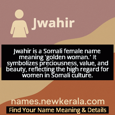 Jwahir Name Meaning and Origin