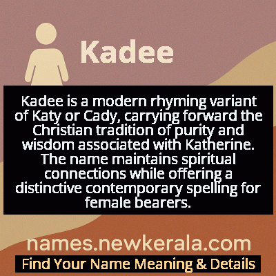 Kadee Name Meaning and Origin