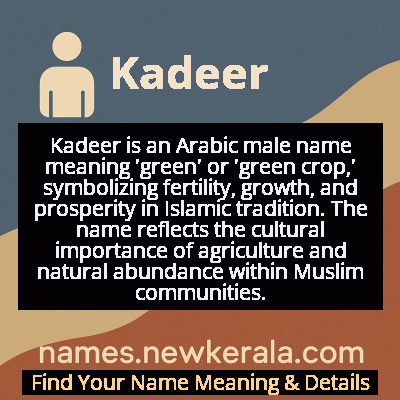 Kadeer Name Meaning and Origin