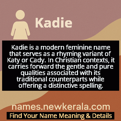 Kadie Name Meaning and Origin