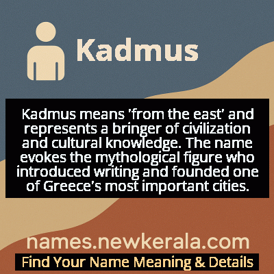 Kadmus Name Meaning and Origin