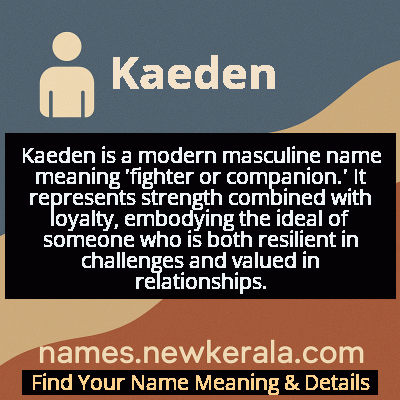 Kaeden Name Meaning and Origin
