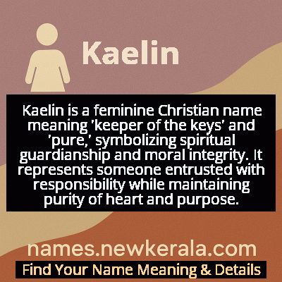 Kaelin Name Meaning and Origin