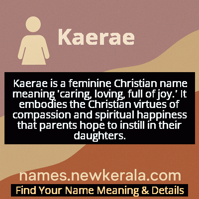 Kaerae Name Meaning and Origin