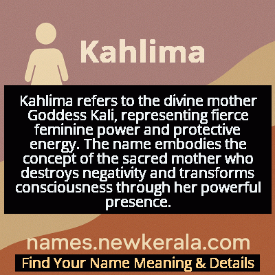 Kahlima Name Meaning and Origin