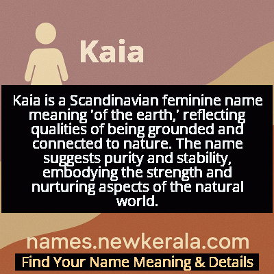 Kaia Name Meaning and Origin