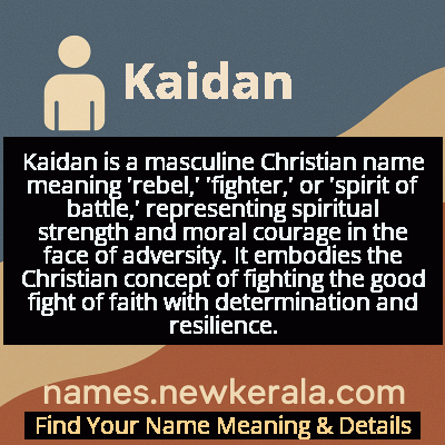 Kaidan Name Meaning and Origin