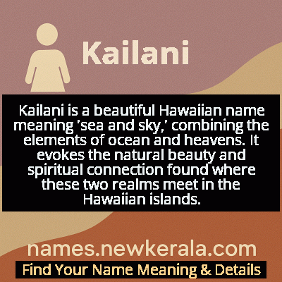 Kailani Name Meaning and Origin