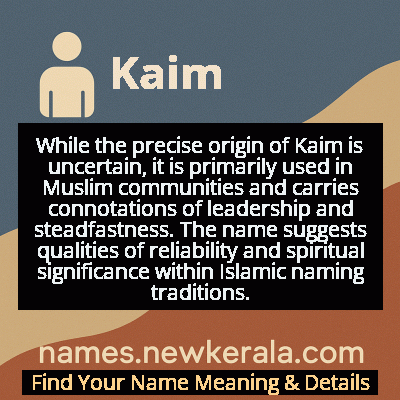 Kaim Name Meaning and Origin
