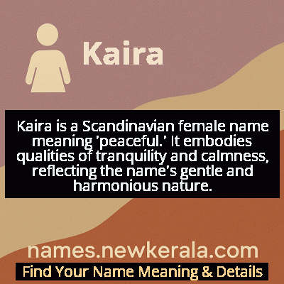 Kaira Name Meaning and Origin