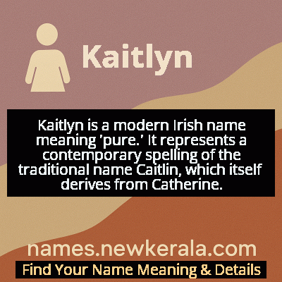 Kaitlyn Name Meaning and Origin