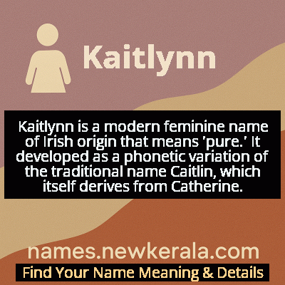 Kaitlynn Name Meaning and Origin