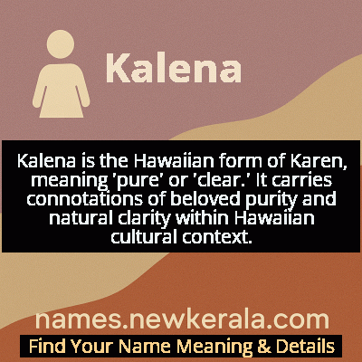 Kalena Name Meaning and Origin