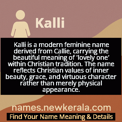 Kalli Name Meaning and Origin