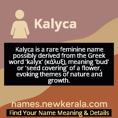 Kalyca Name Meaning and Origin