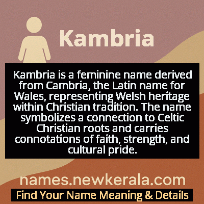 Kambria Name Meaning and Origin