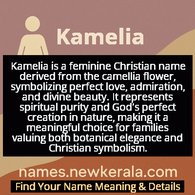 Kamelia Name Meaning and Origin