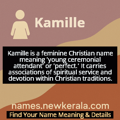 Kamille Name Meaning and Origin