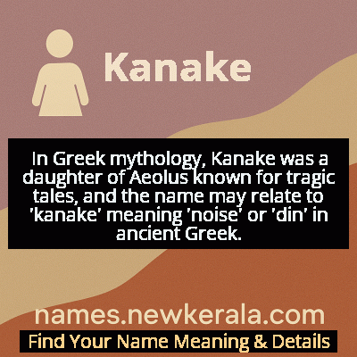 Kanake Name Meaning and Origin