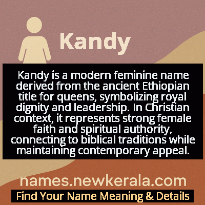 Kandy Name Meaning and Origin