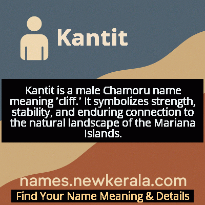 Kantit Name Meaning and Origin