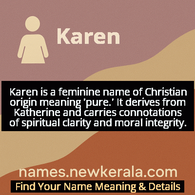 Karen Name Meaning and Origin