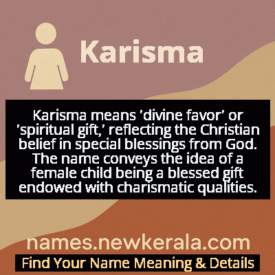Karisma Name Meaning and Origin