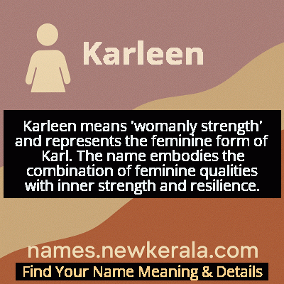 Karleen Name Meaning and Origin