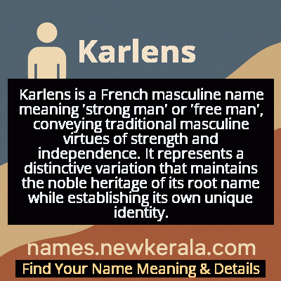 Karlens Name Meaning and Origin