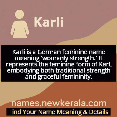 Karli Name Meaning and Origin