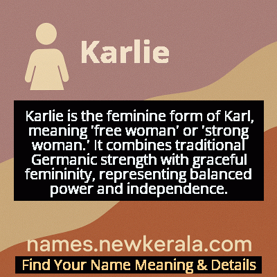 Karlie Name Meaning and Origin