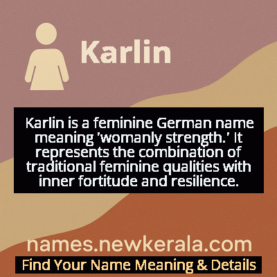 Karlin Name Meaning and Origin