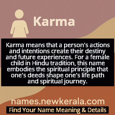 Karma Name Meaning and Origin