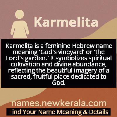 Karmelita Name Meaning and Origin
