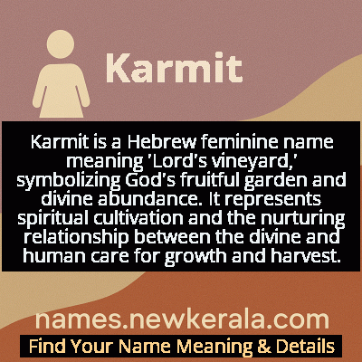 Karmit Name Meaning and Origin