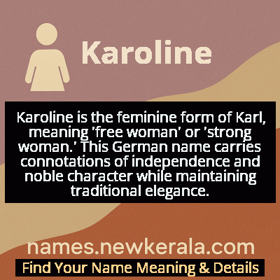 Karoline Name Meaning and Origin
