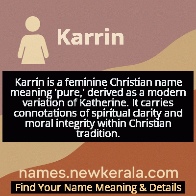Karrin Name Meaning and Origin